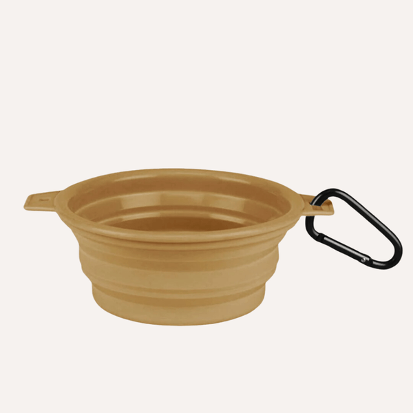 Tilley + Me Collapsible Travel Pet Bowl with Clip